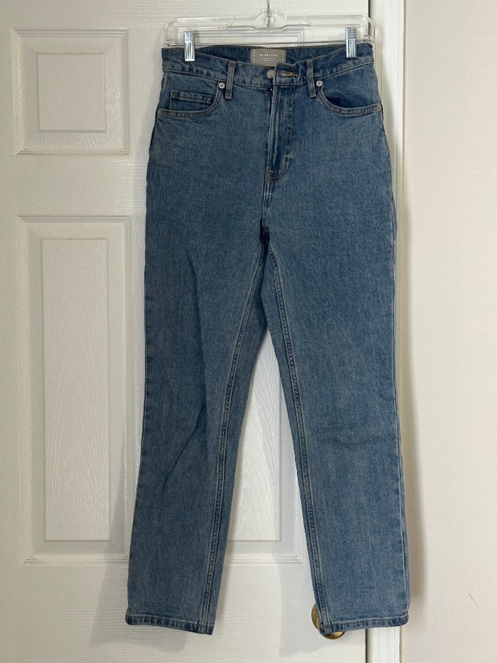 Women's Everlane Light Wash The Original Cheeky Jean Organic Cotton Jeans 29 Reg
